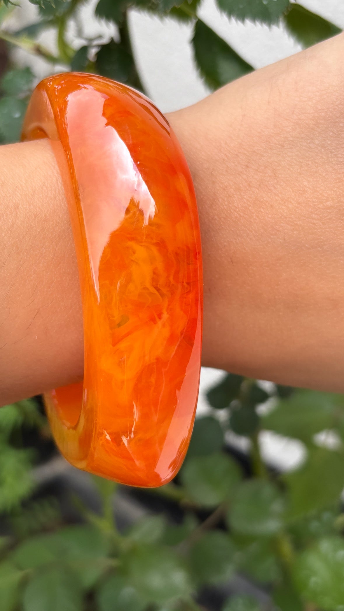 Bracelet en résine épais