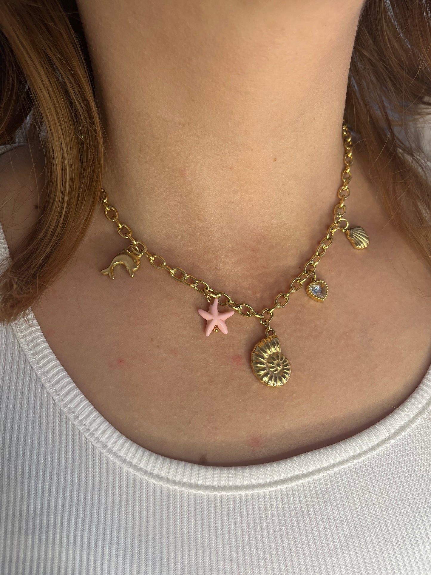 Collier Summer doré