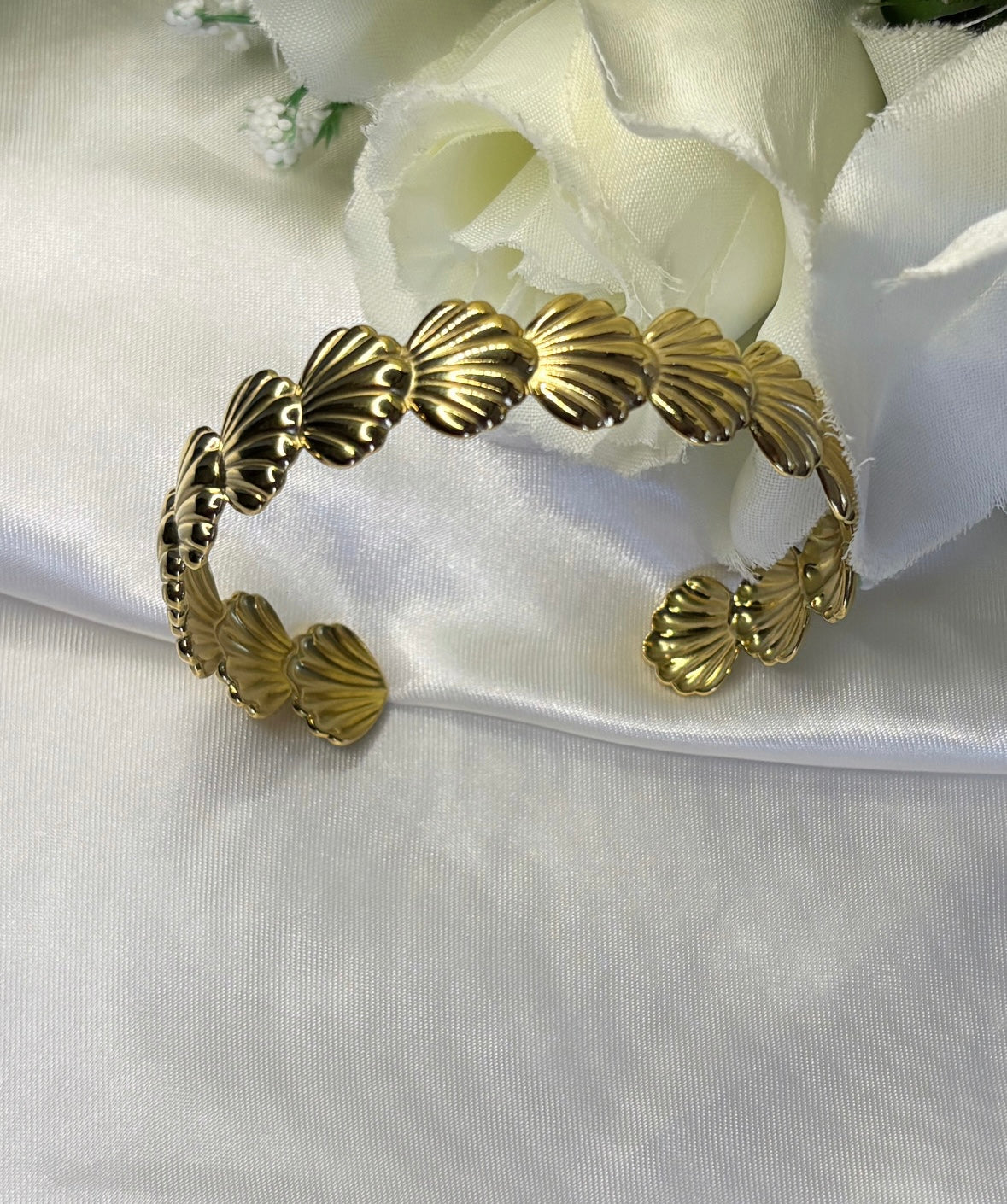 Bracelet jonc doré