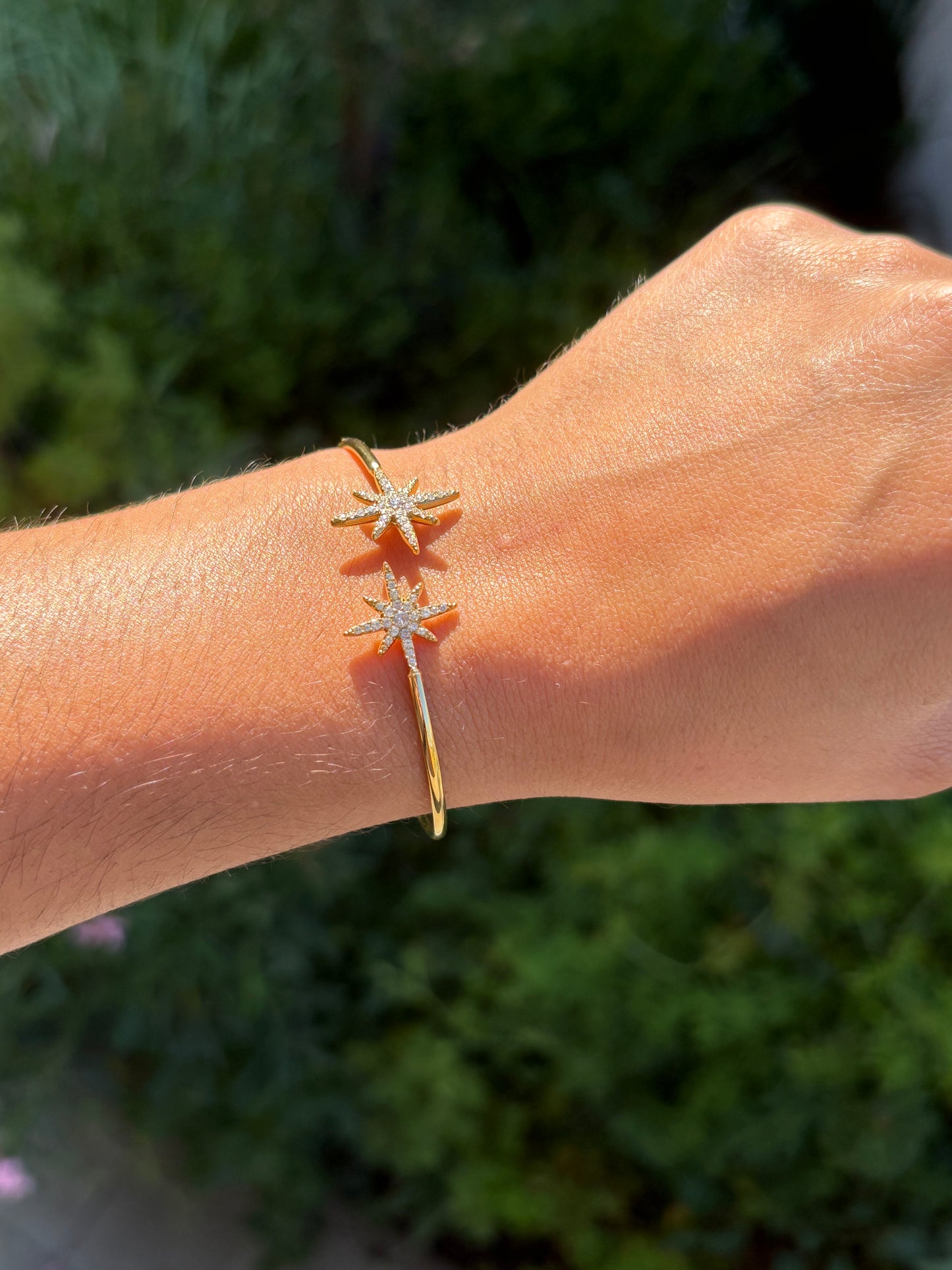 Jonc étoile filante doré