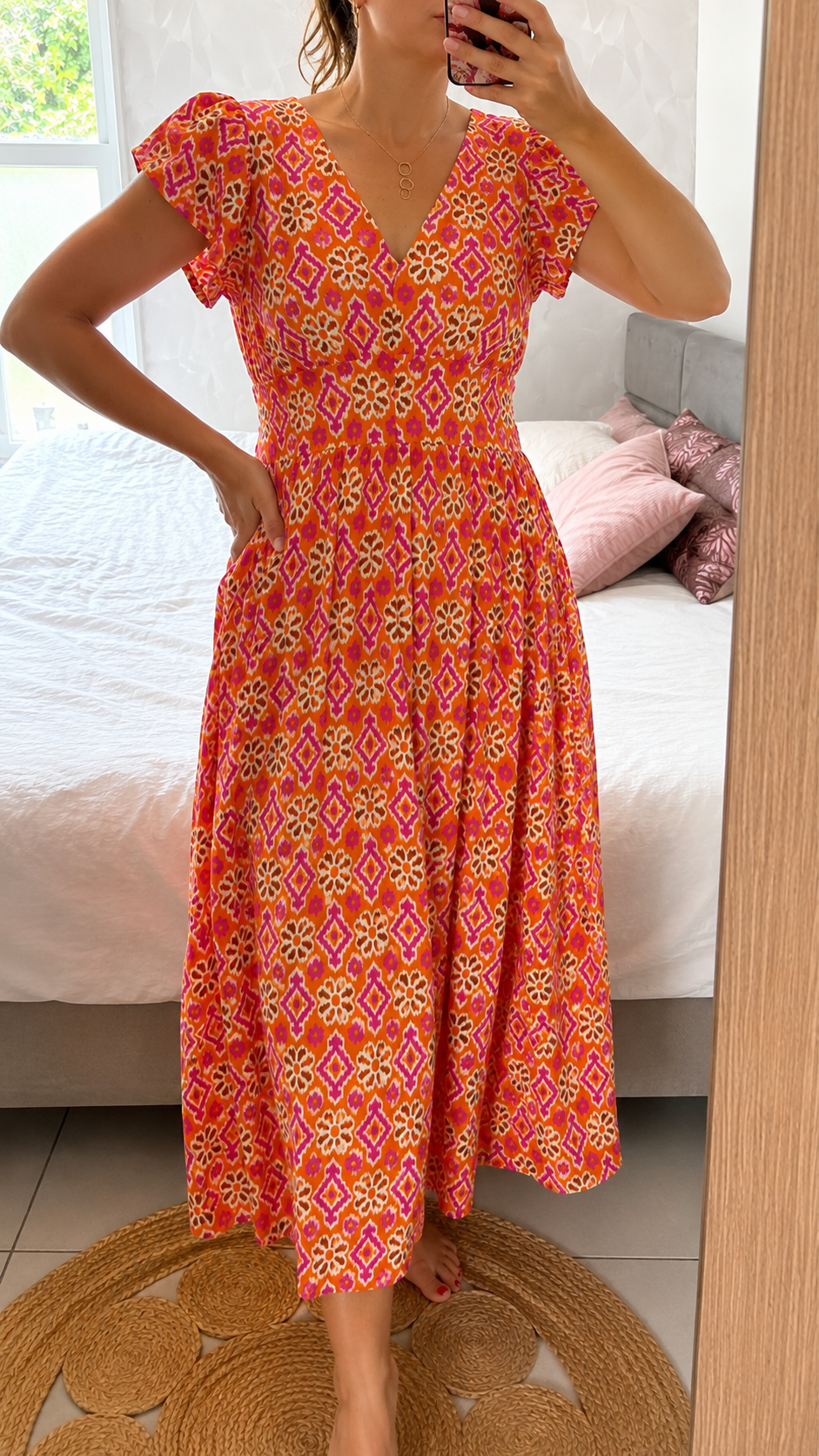 Robe dos croisé
