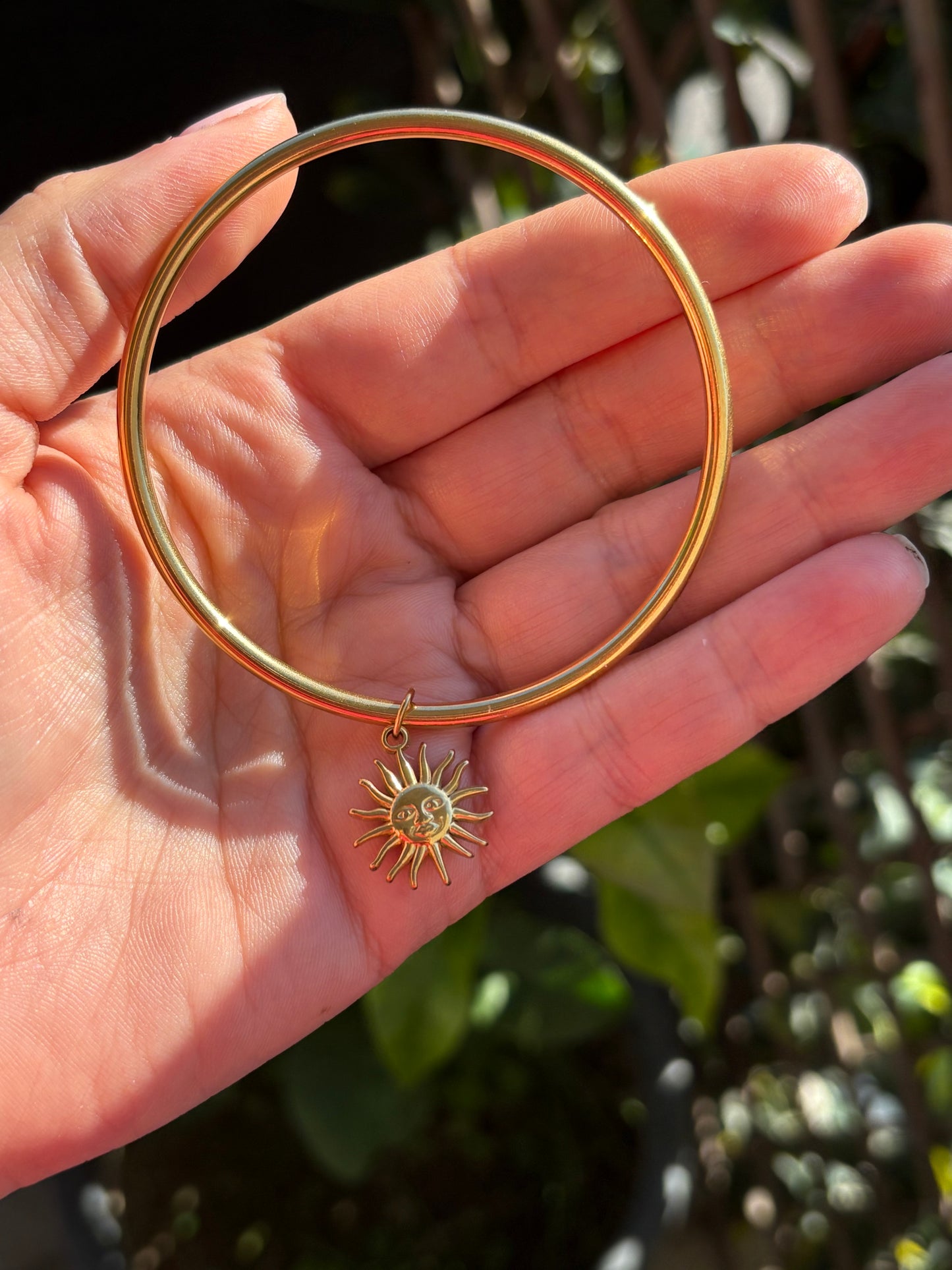 Bracelet type jonc soleil