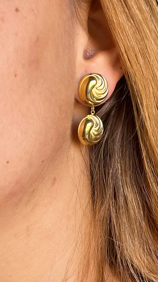 Boucles d’oreilles doré