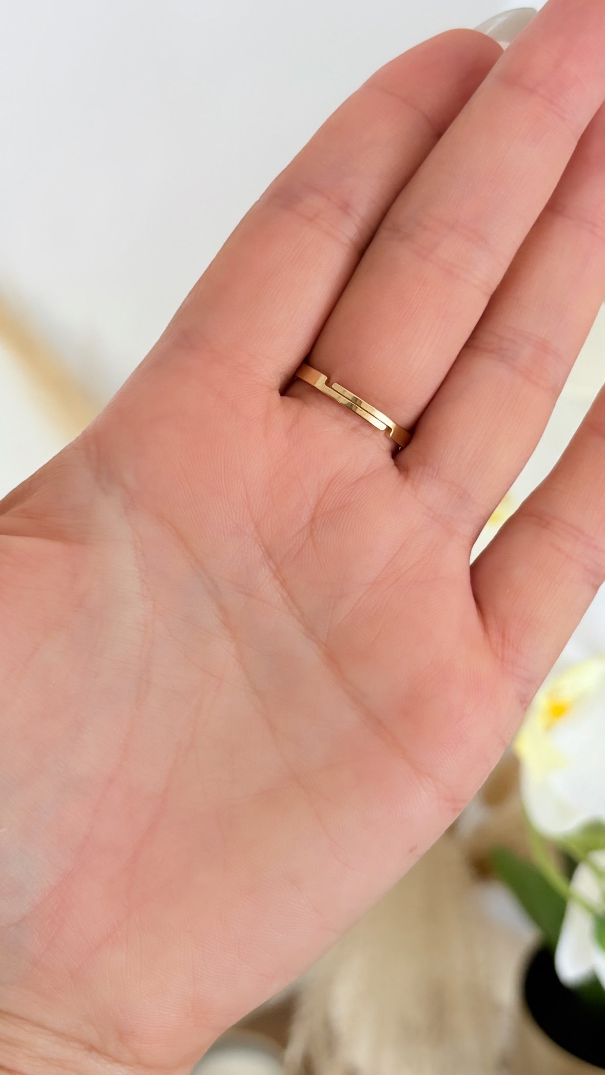 Bague Océane doré