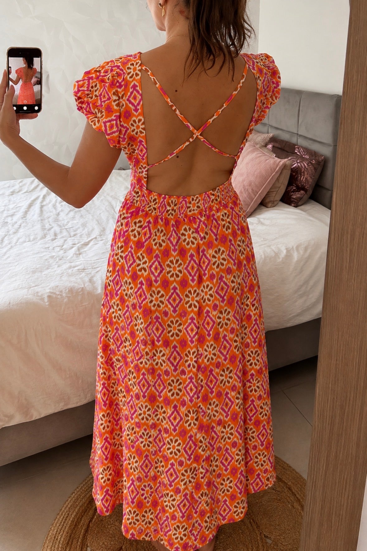 Robe dos croisé