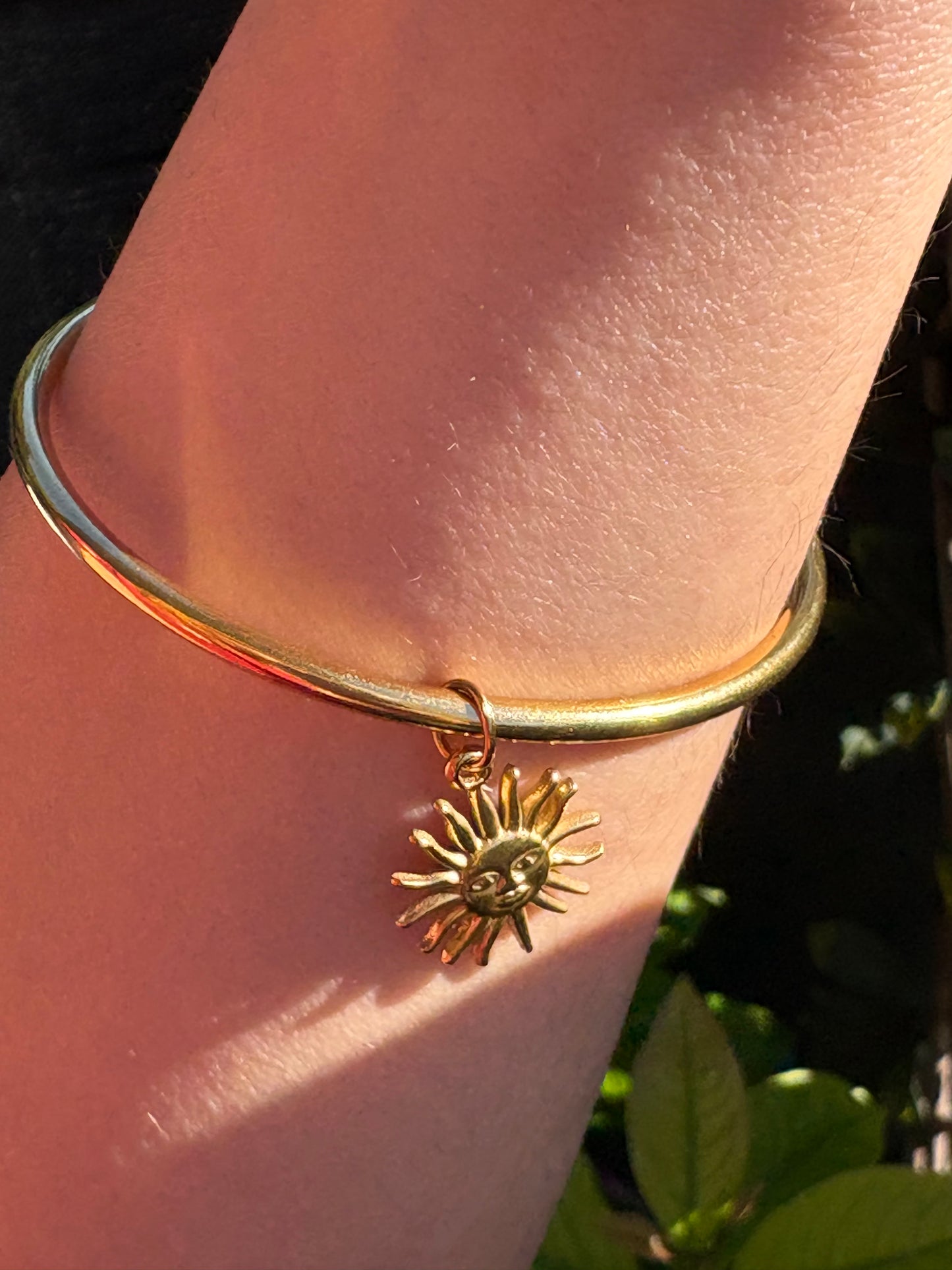 Bracelet type jonc soleil