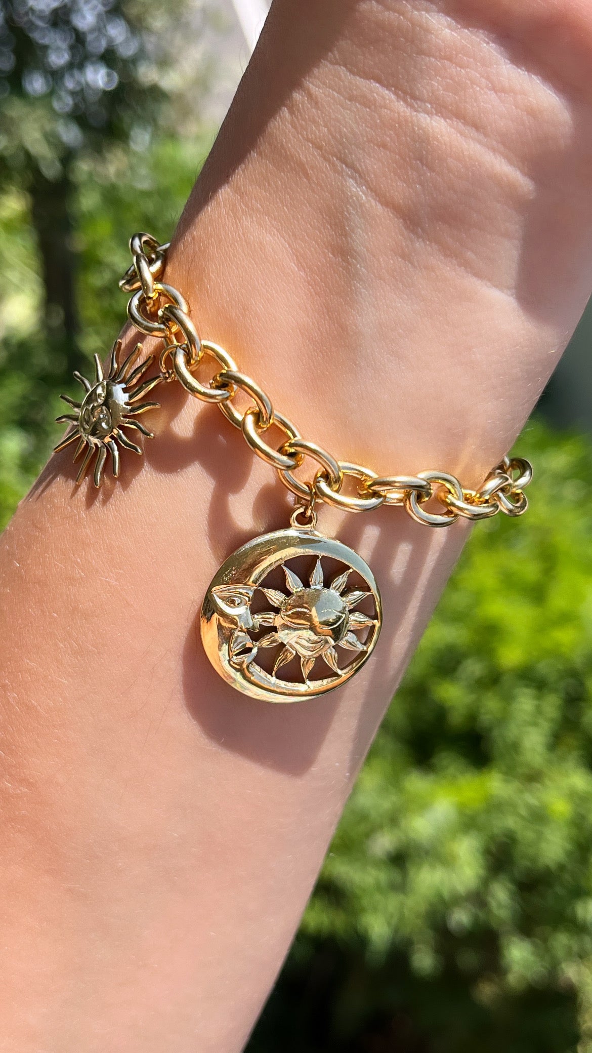 Bracelet sun doré