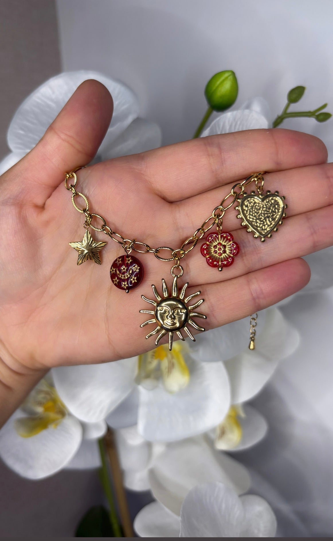 Bracelet automnale breloque