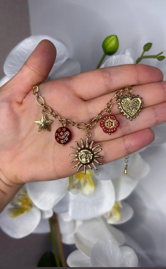 Bracelet automnale breloque