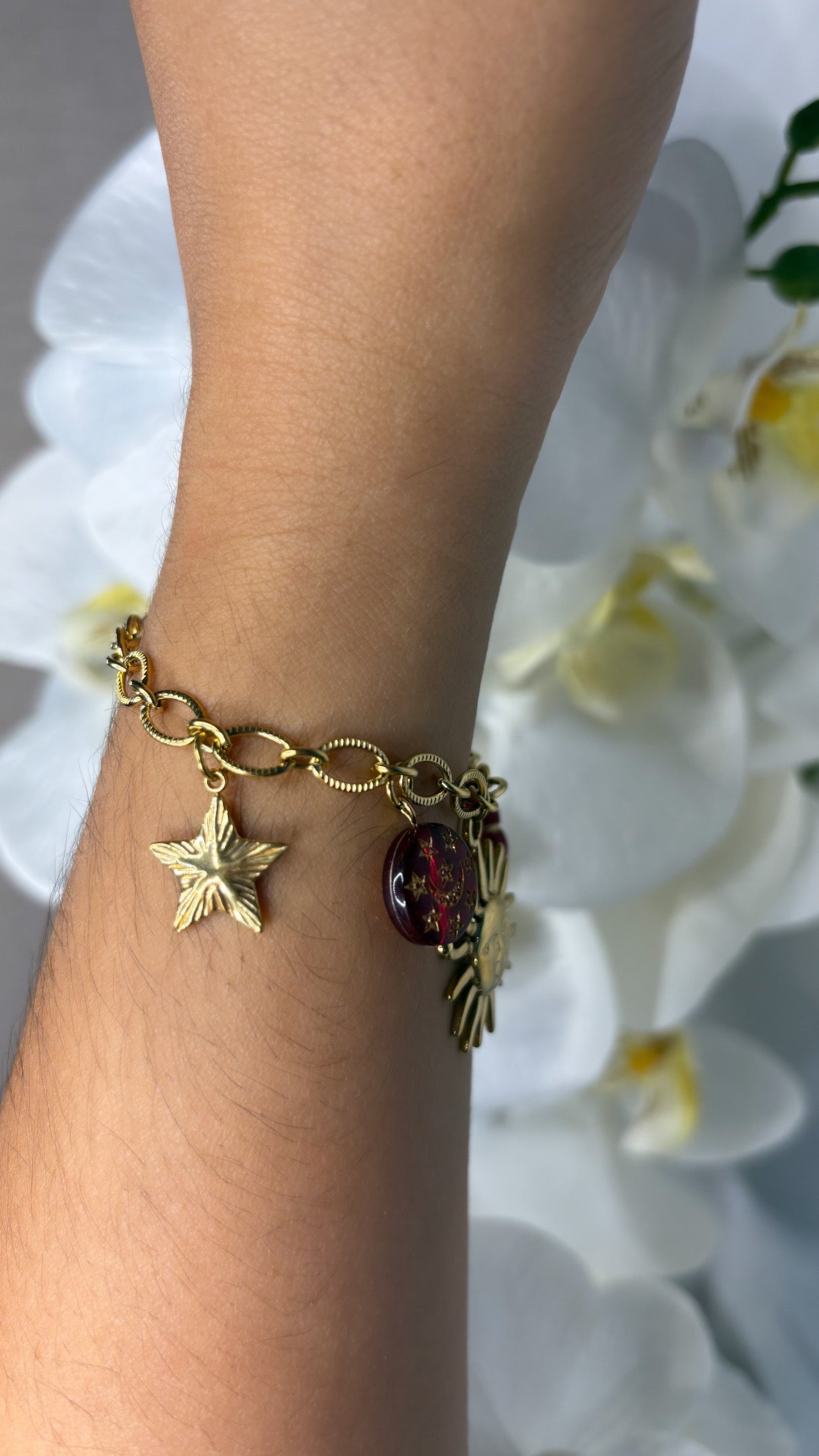 Bracelet automnale breloque