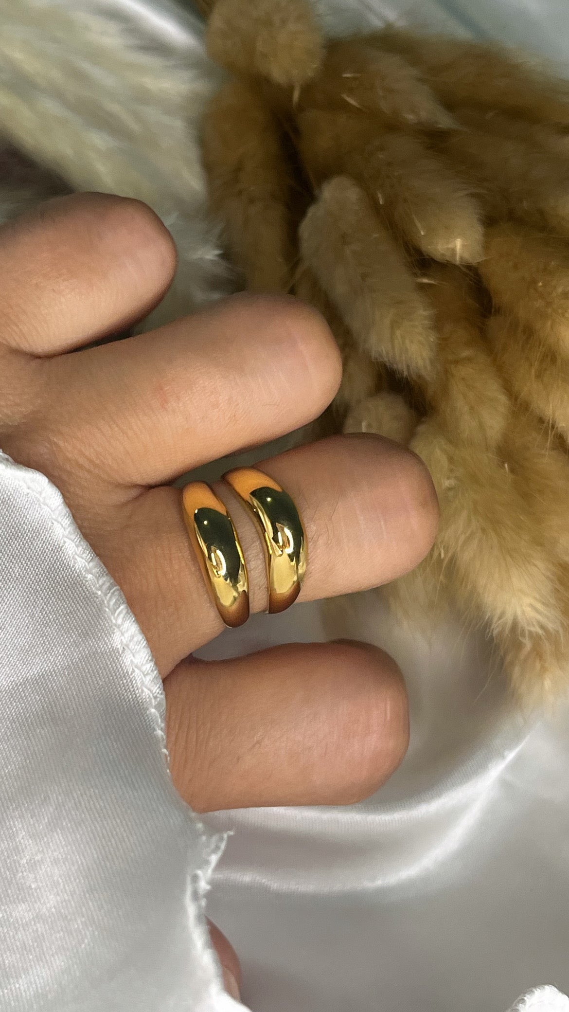 Bague double rang