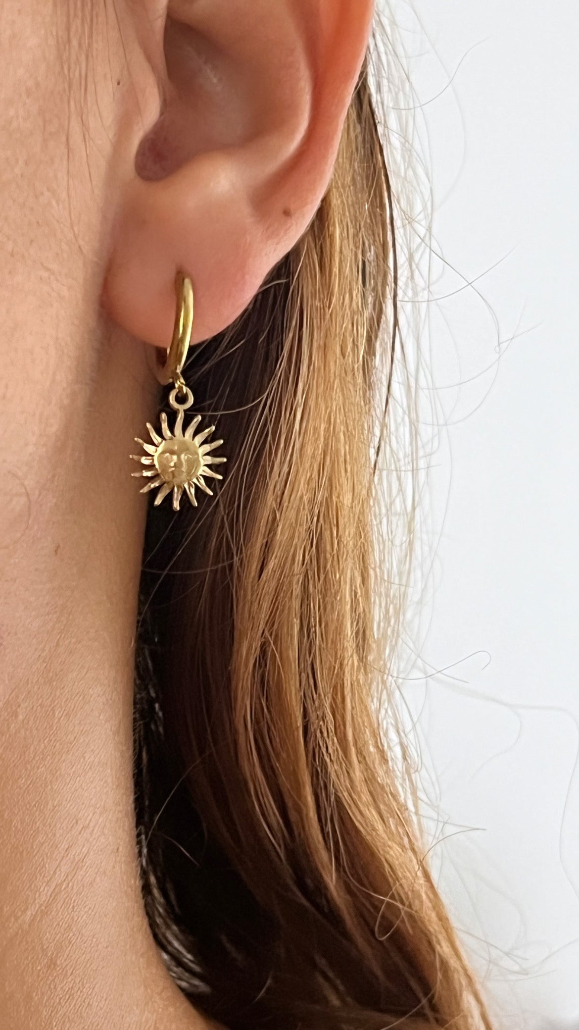 Boucles d’oreille soleil