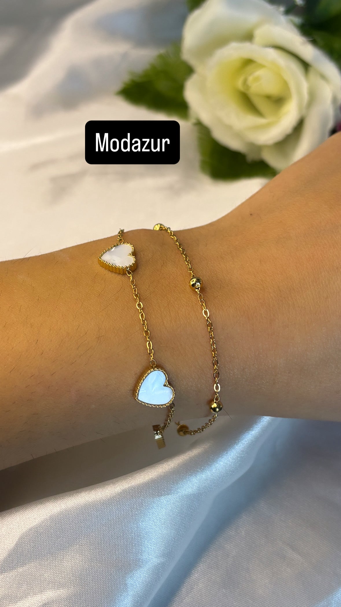 Bracelet nacré double