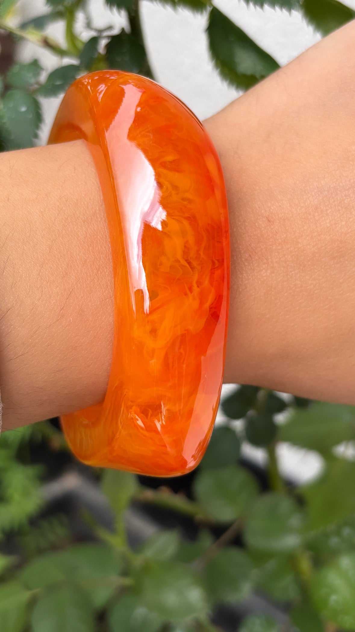 Bracelet en résine épais