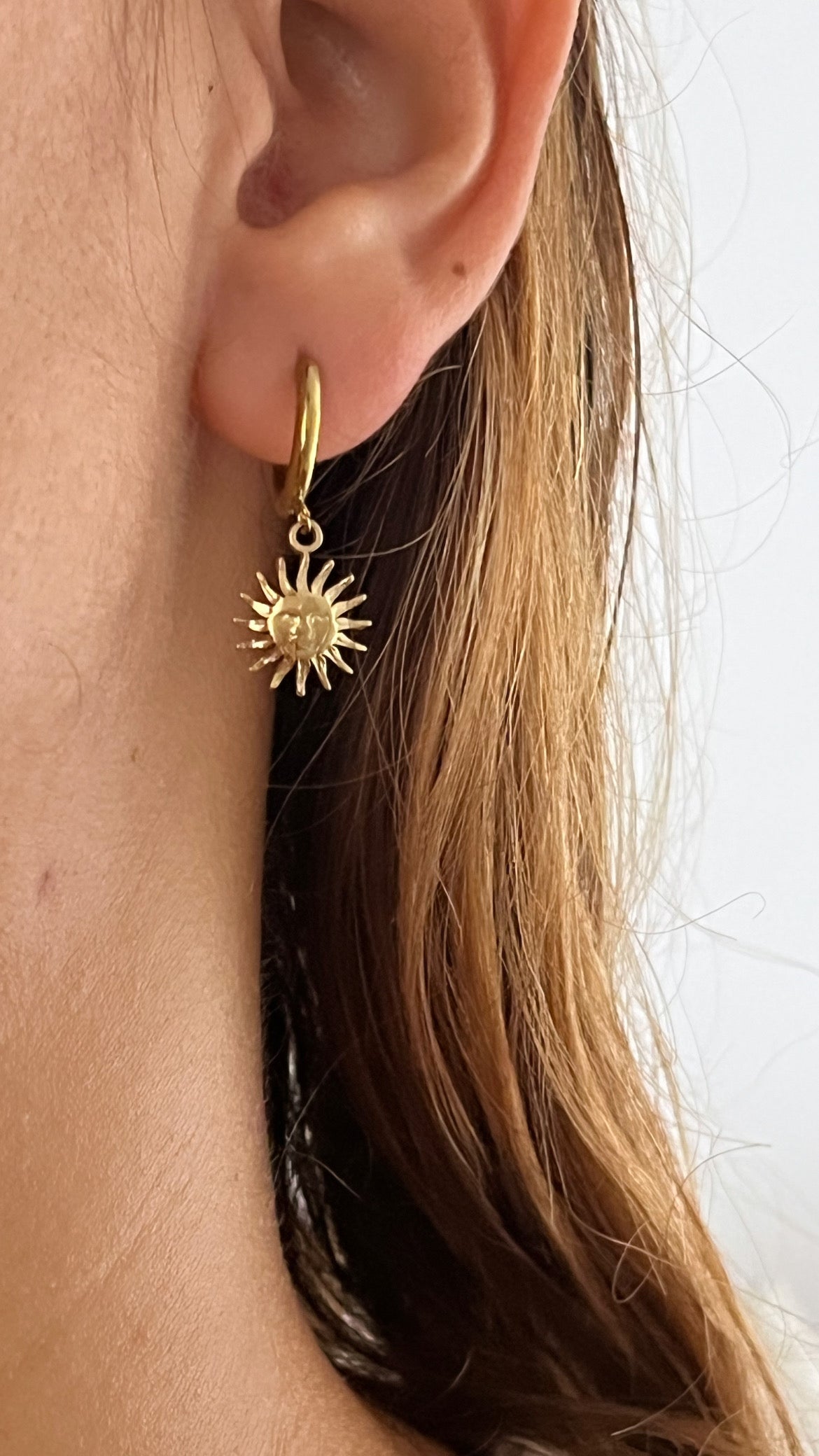 Boucles d’oreille soleil