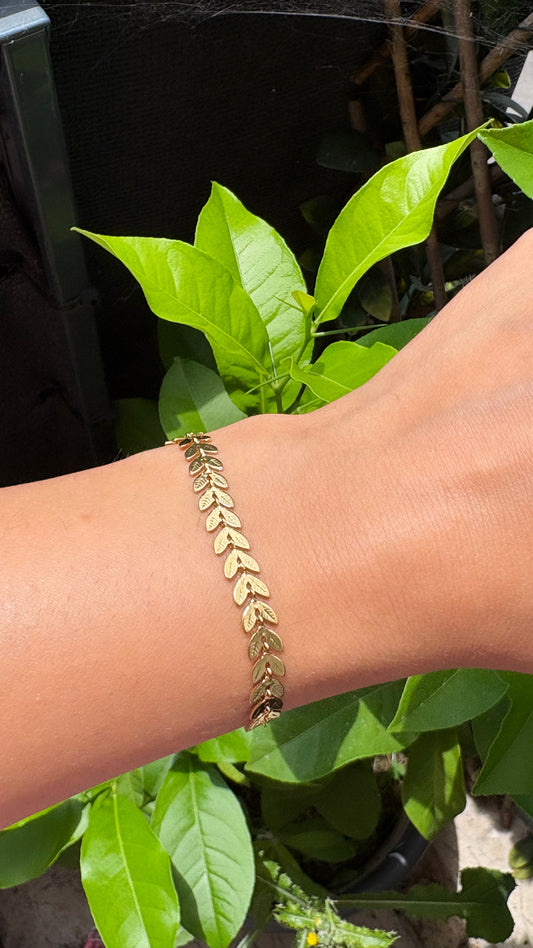 Bracelet motif doré
