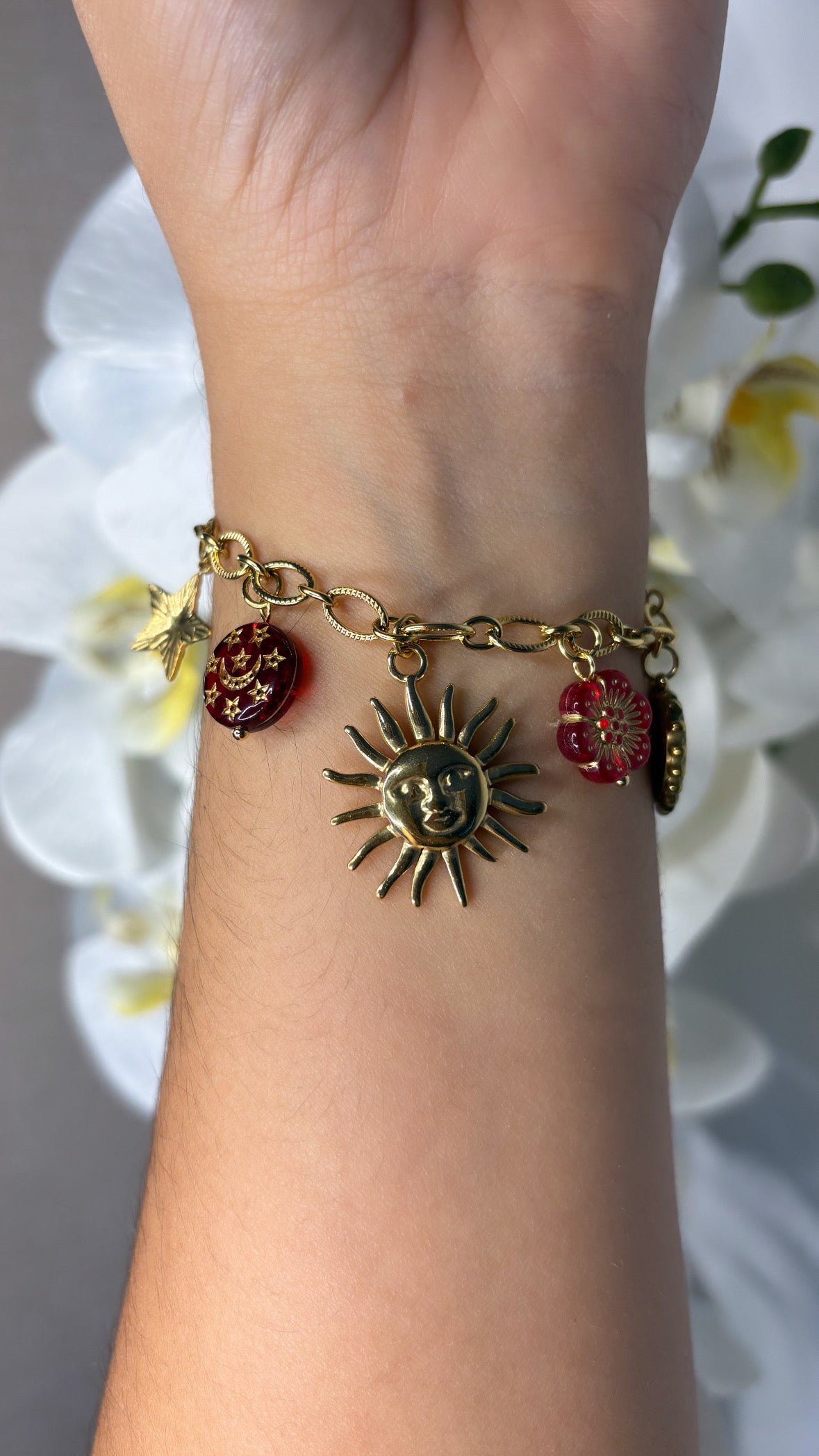 Bracelet automnale breloque