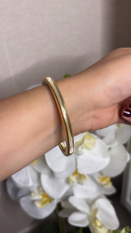 Bracelet jonc doré