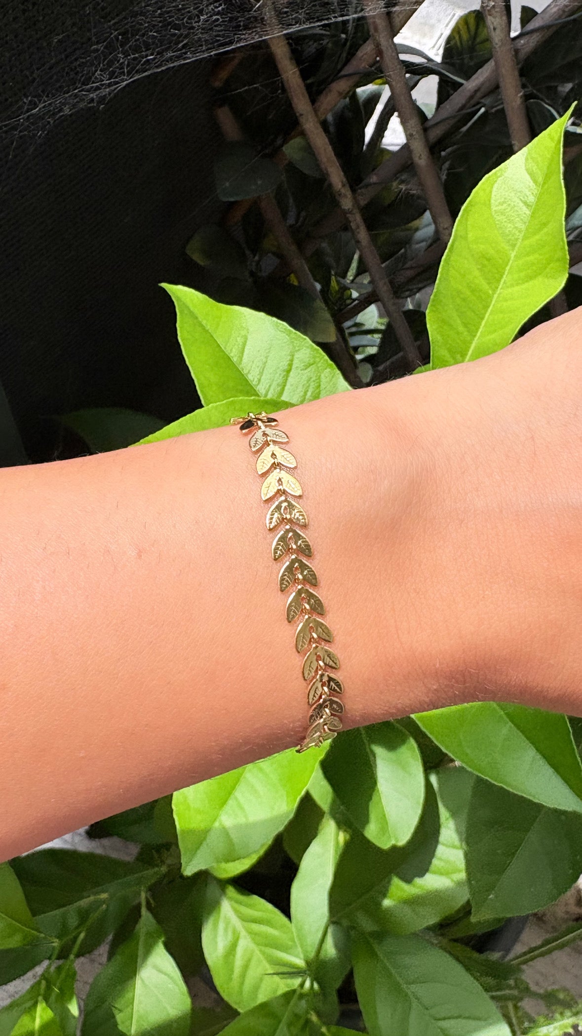 Bracelet motif doré