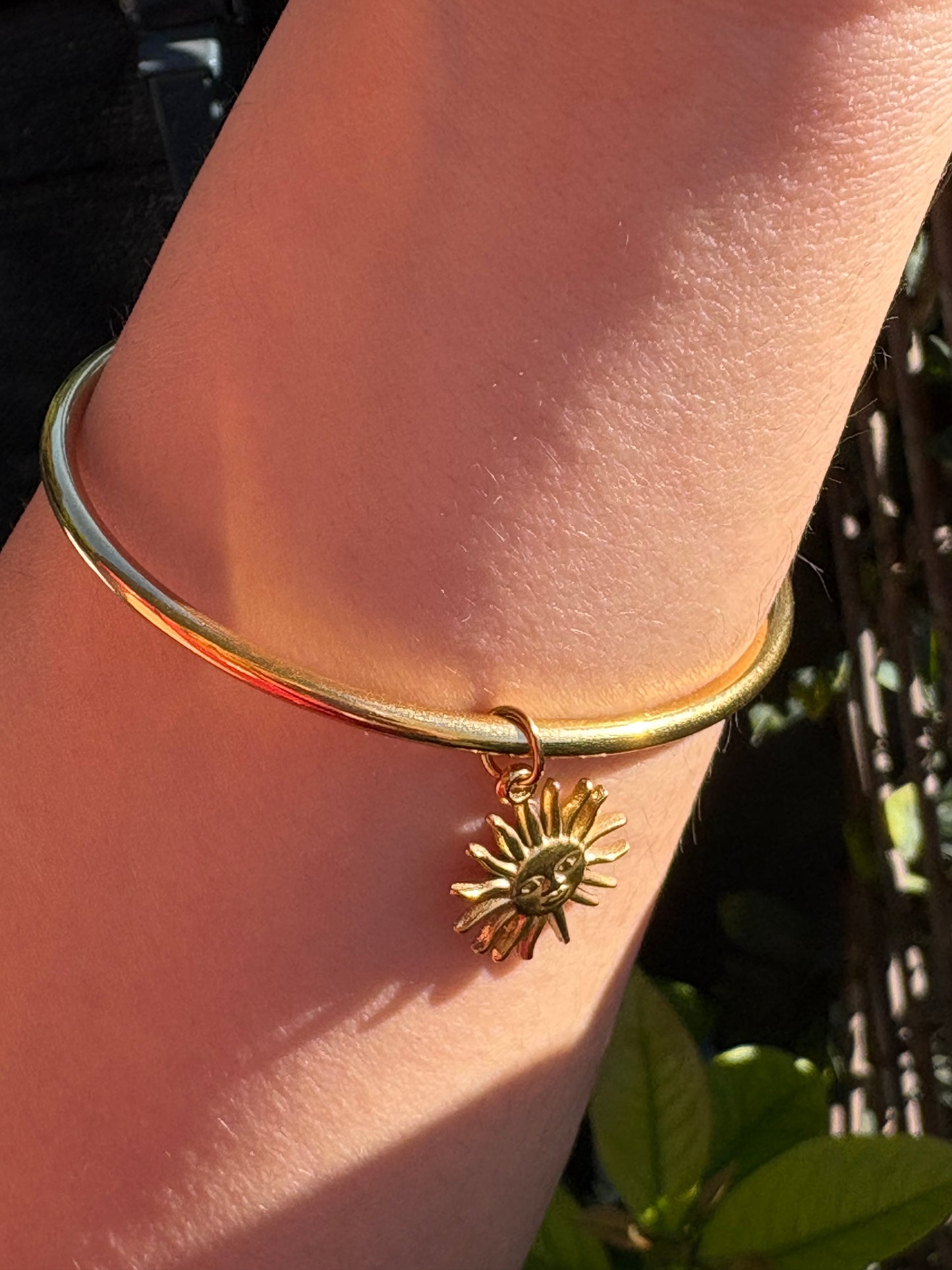 Bracelet type jonc soleil