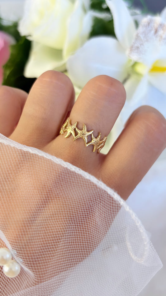 Bague étoile de mer