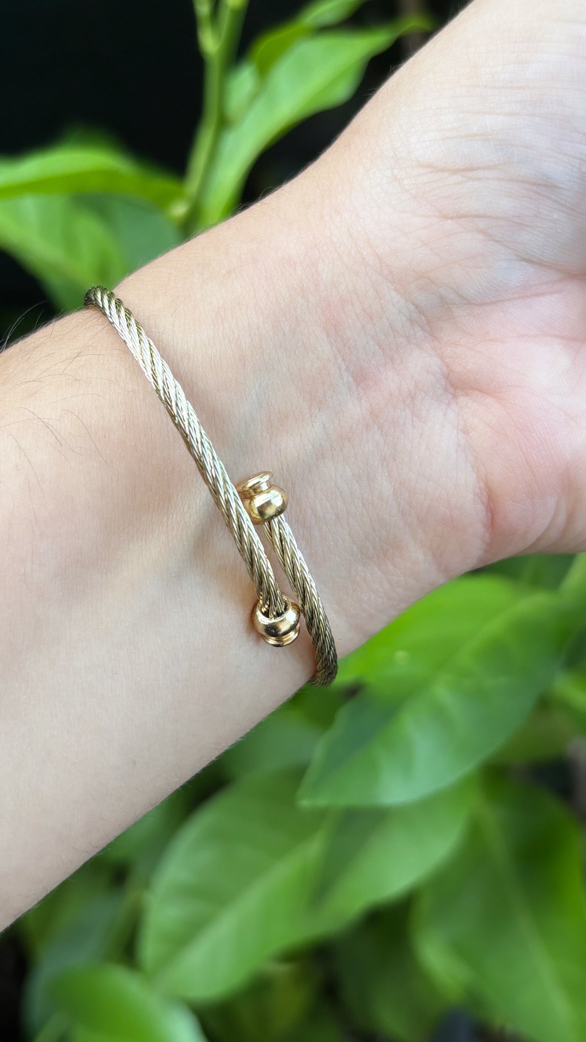 Montre doré ajustable