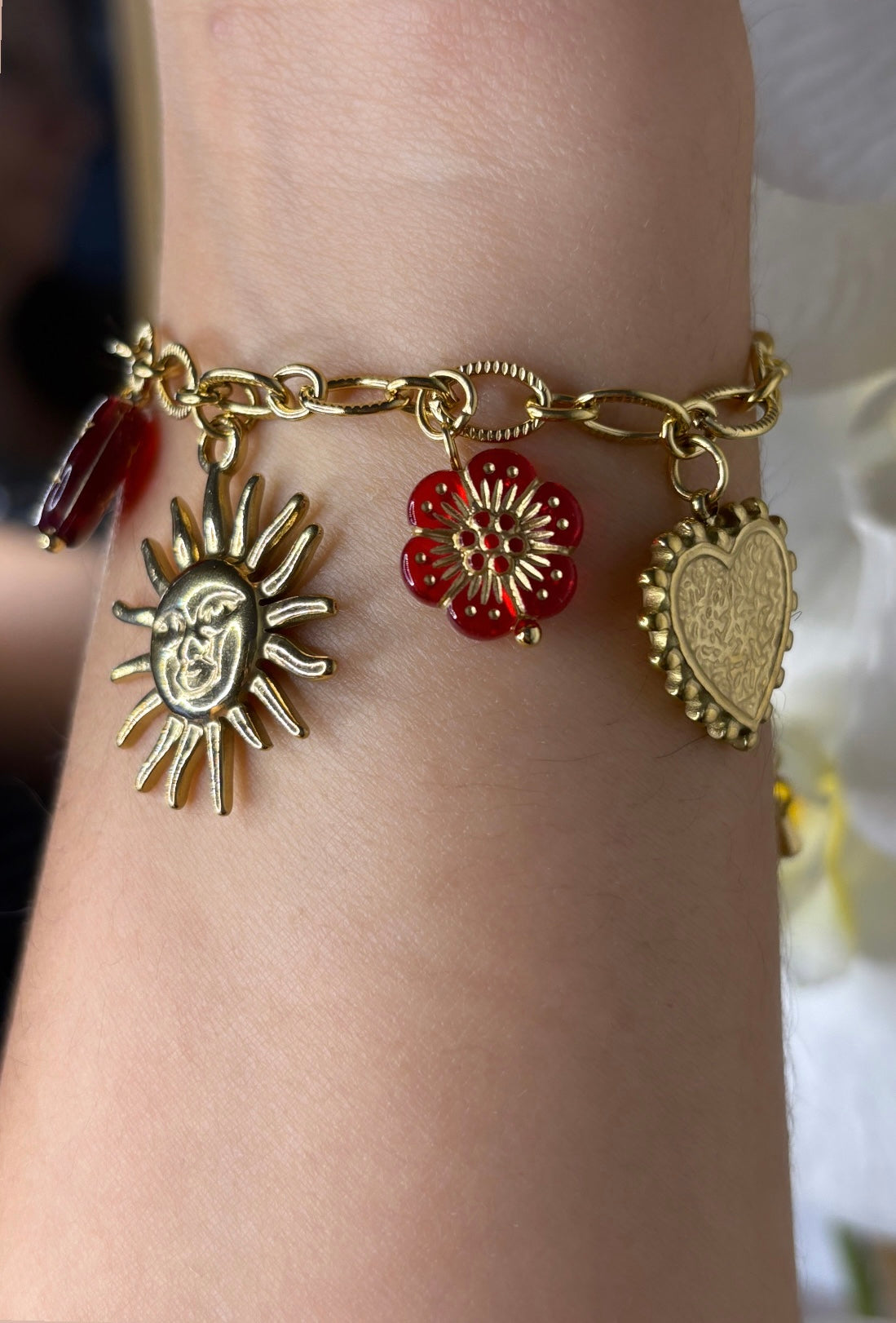 Bracelet automnale breloque