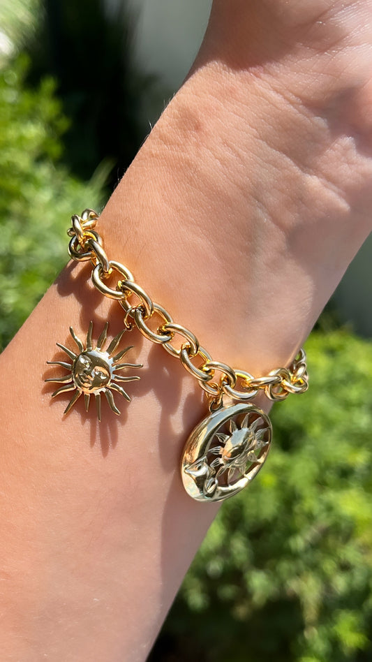 Bracelet sun doré