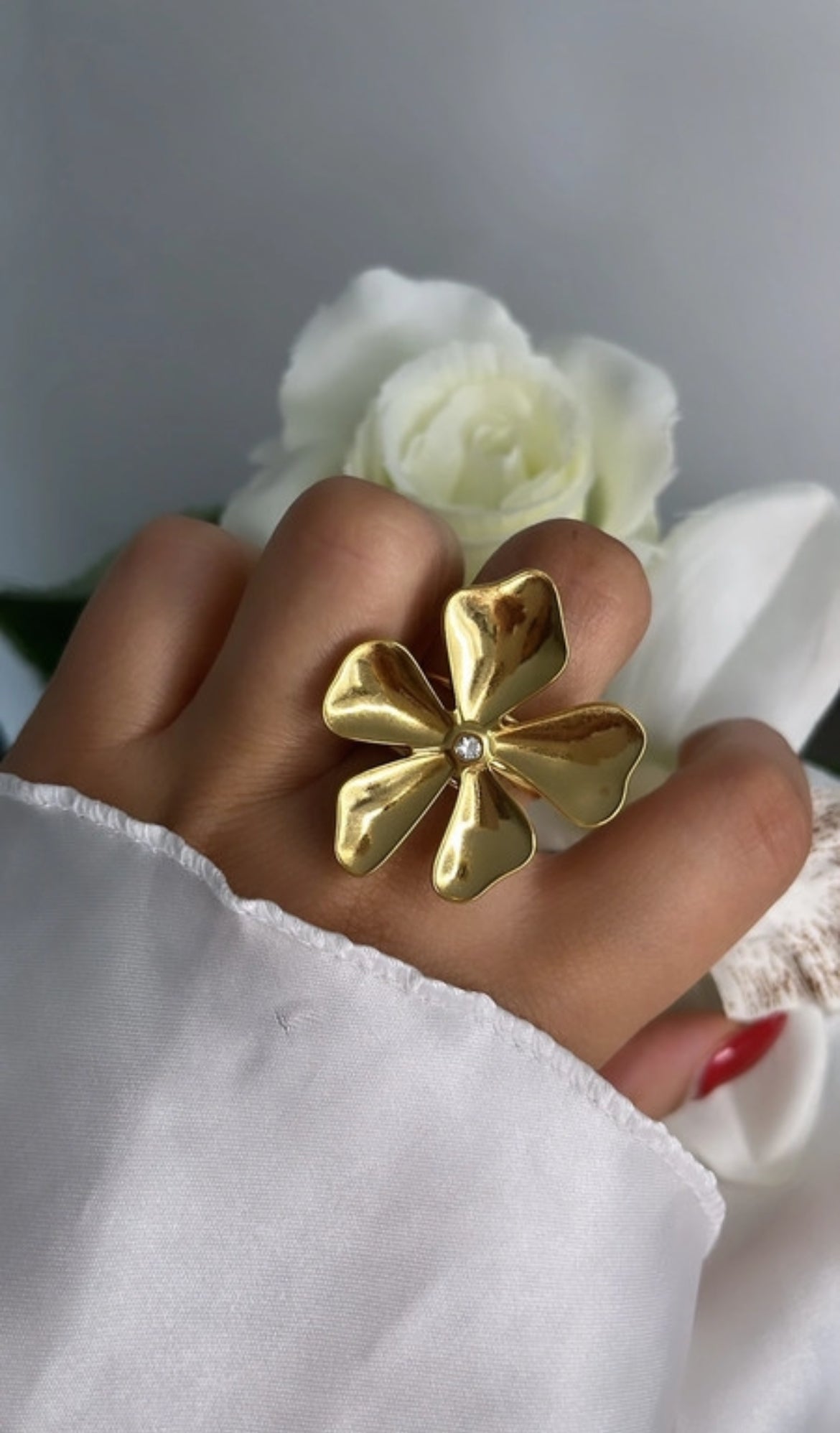 Bague fleur