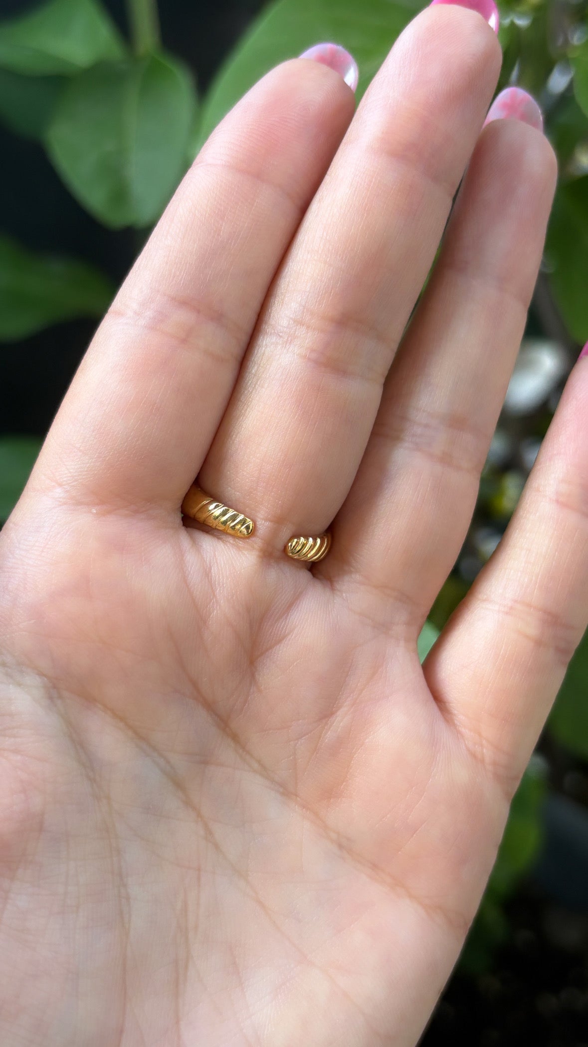 Bague satellite doré